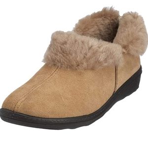 Suede Shearling Slippers BNIB (EU41)